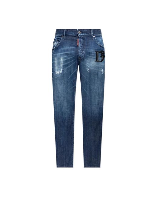 DSquared² Blue Skinny Jeans for men