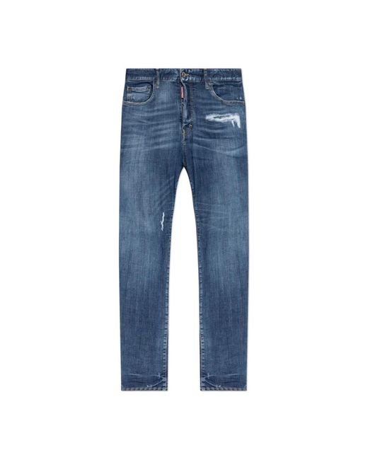 DSquared² Blue Straight Jeans for men