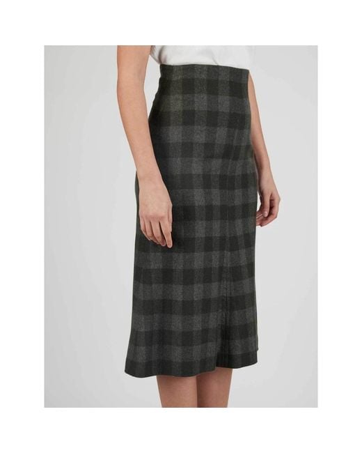 Kiton Black Midi Skirts