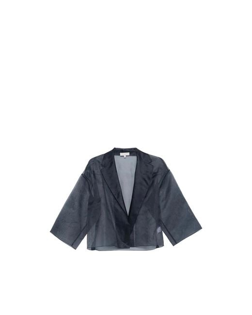 Antonelli Jassen ,Blauw ,Organza Emma Jacket in het Blue