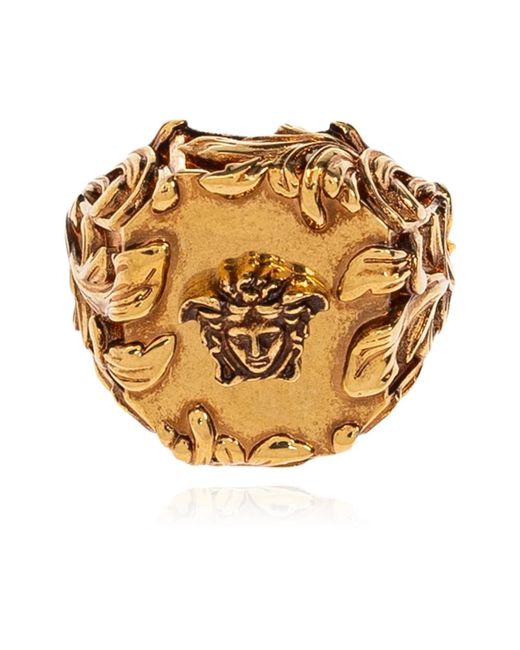 Rings Versace pour homme en coloris Metallic