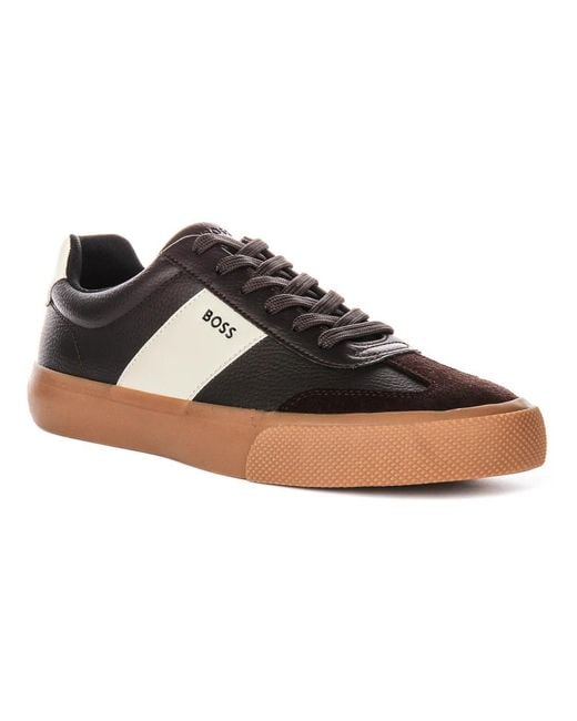 Boss Brown Sneakers for men