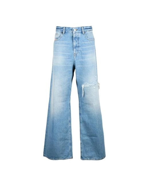DIESEL Blue Wide Jeans