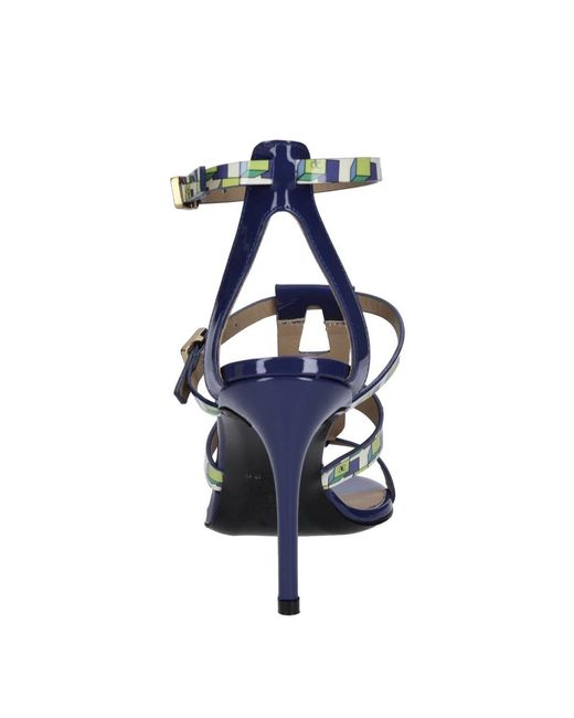 Fabi Blue High Heel Sandals