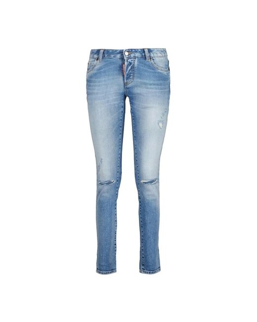 DSquared² Blue Skinny Fit Jeans