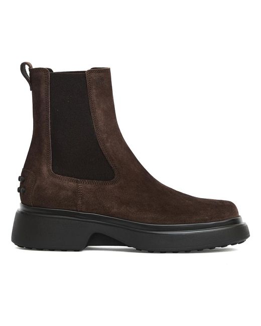 Tod's Brown Chelsea Boots
