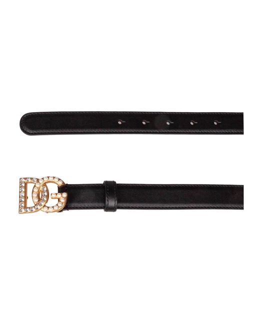 Dolce & Gabbana Black Belts