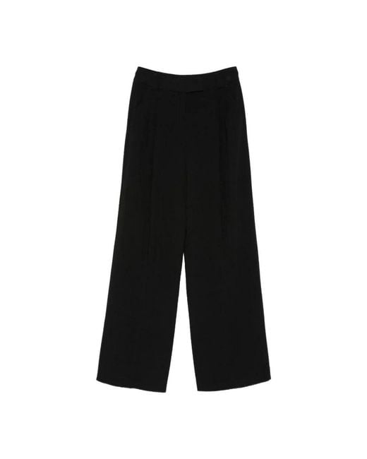 Marella Black Wide Trousers