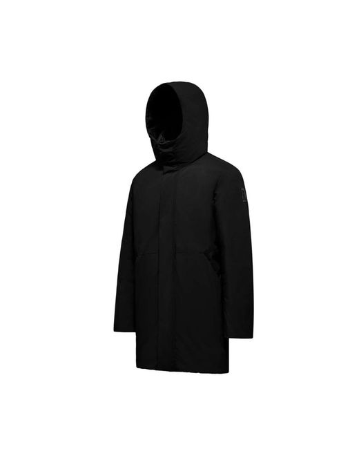 Bomboogie Jassen ,Zwart ,Nylon Lange Jas Met Primaloft-Vulling in het Black voor heren
