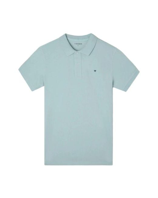 Silbon Blue Polo Shirts for men