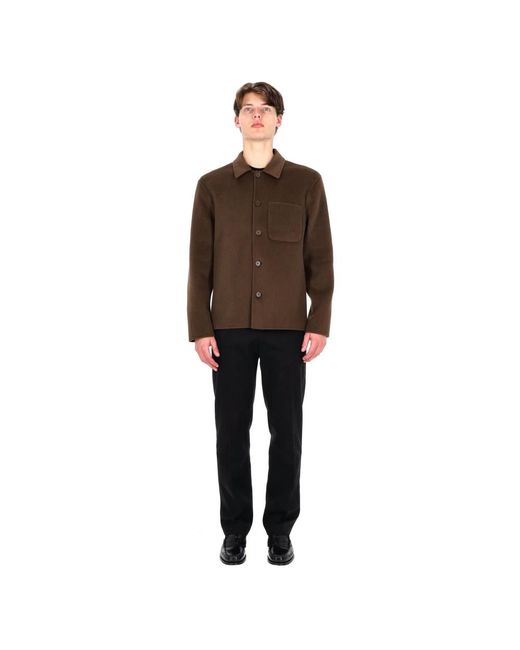 Officine Generale Brown Light Jackets for men