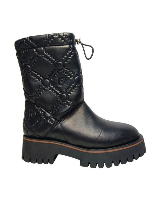 Pollini Black Winter Boots
