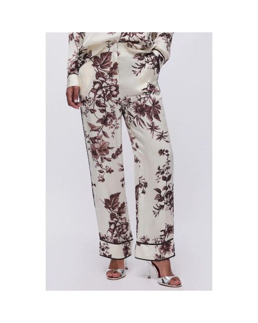 Liu Jo White Wide Trousers
