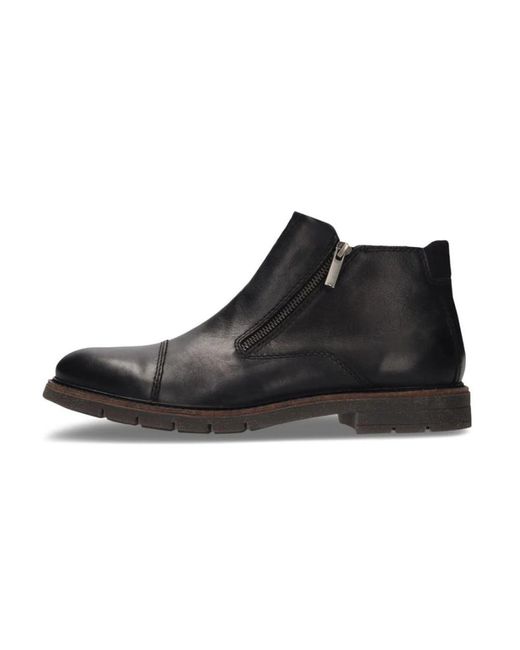 Salamander Black Ankle Boots for men
