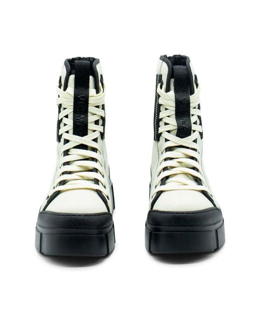 Vic Matié Black Roccia boot aus technischem gewebe