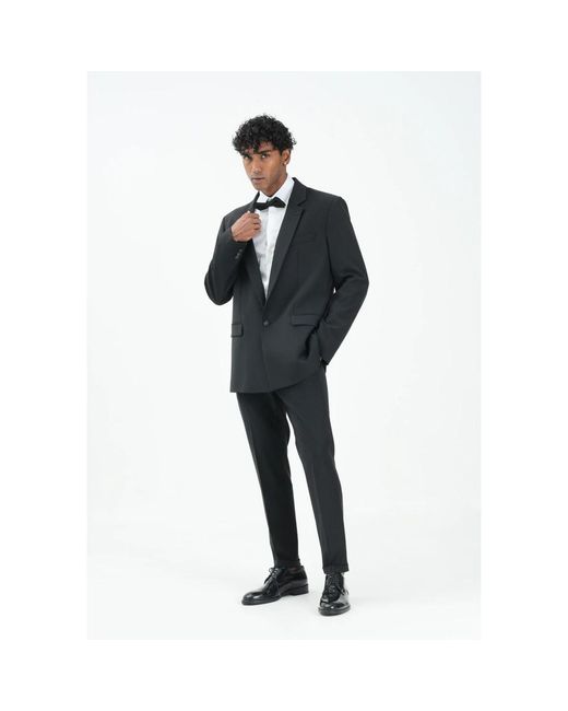 Patrizia Pepe Black Suit Trousers for men
