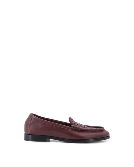 Bottega Veneta Purple Loafers