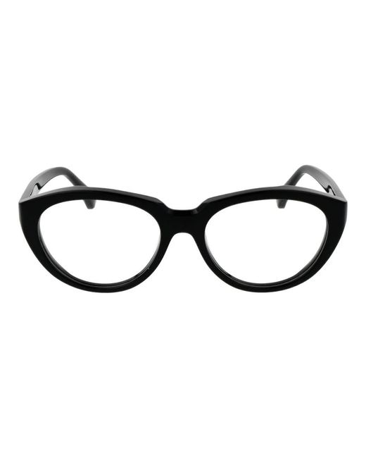 Max Mara Black Schwarze Cat Eye Optische Rahmen