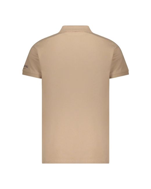 Iceberg Korte Mouw Polo in het Natural voor heren
