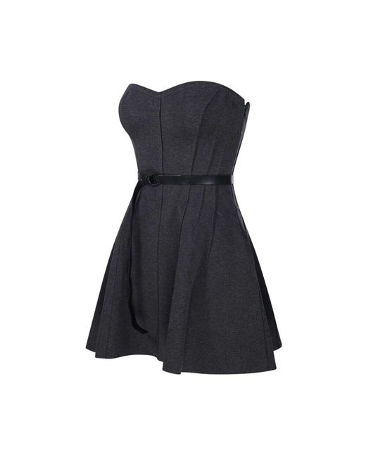 Short Dresses Norma Kamali de color Black