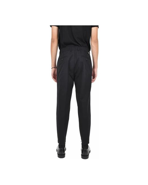 Low Brand Black Slim-Fit Trousers for men