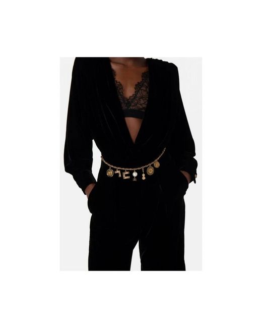 Elisabetta Franchi Black Jumpsuits