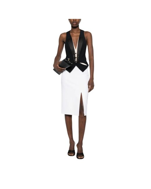 Elisabetta Franchi White Vests