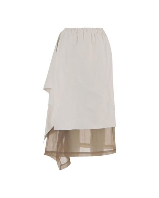 Niccolò Pasqualetti Midi Rok in het Gray