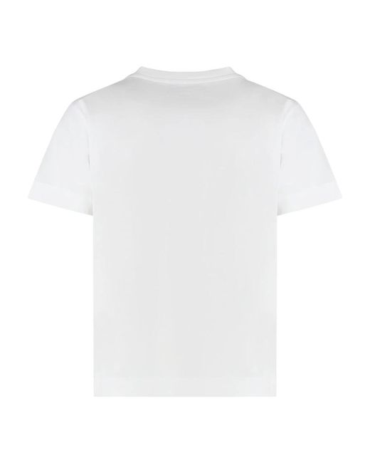 Givenchy Tops ,Wit ,Katoen Katoenen T-Shirt Met Clapperboard Print in het White