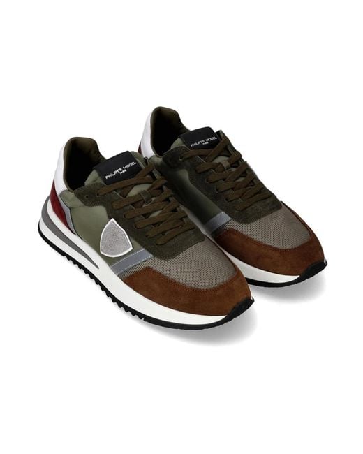 Philippe Model Brown Sneakers for men
