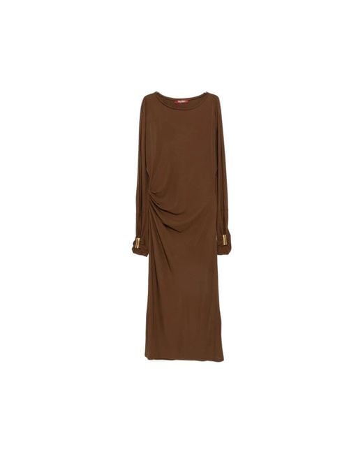 Max Mara Brown Midi Dresses