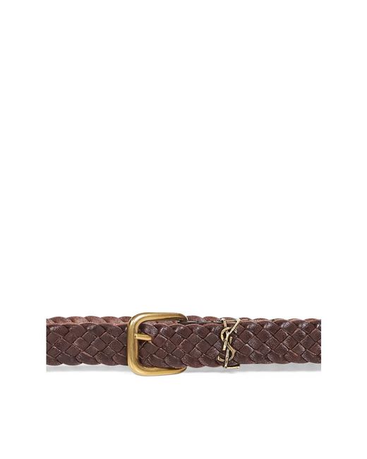Saint Laurent Brown Belts for men