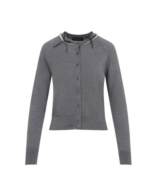Simone Rocha Gray Cardigans