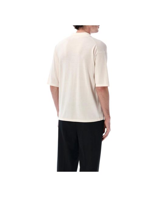 Roberto Collina White Polo Shirts for men