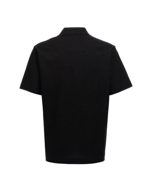 Givenchy Es Polo-Shirt mit Gravierter Unterschrift in Black für Herren