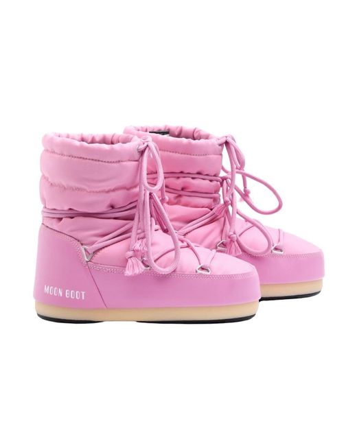 Moon Boot Pink Winter Boots