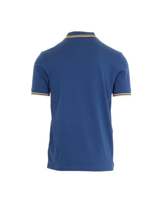 Fred Perry Blue Polo Shirts for men