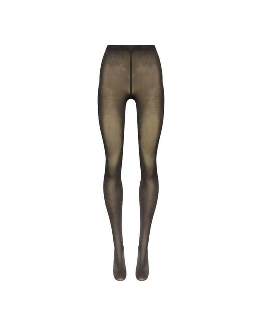 Wolford Gray Satin Opaque 50 Tights