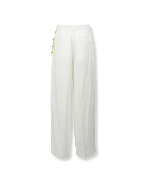 DARKPARK White Wide Trousers