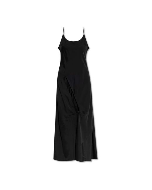 Vetements Kleedjes ,Zwart ,Jurk Met De Optie Om Als Rok Te Dragen in het Black