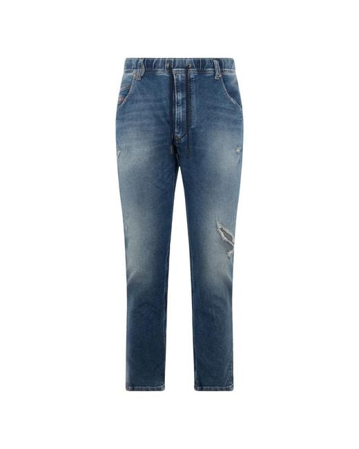 DIESEL Blue Slim-Fit Jeans for men