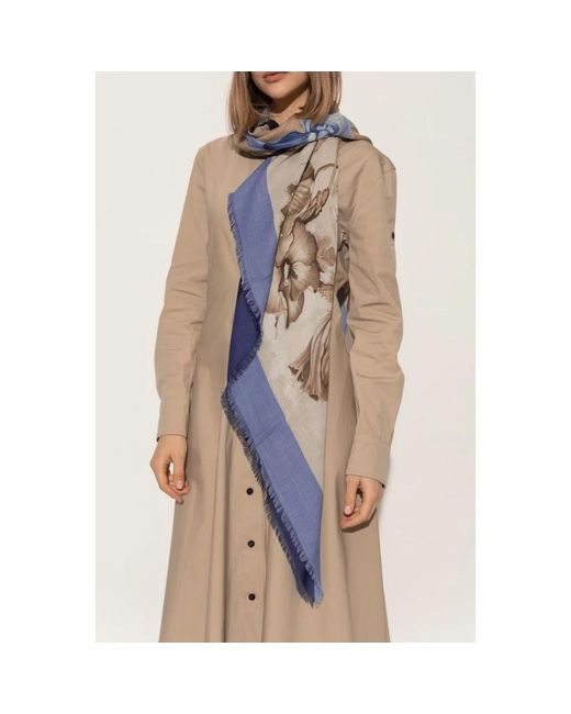 Ferragamo Winter Scarves in het Blue