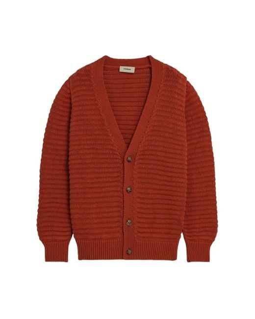 Cardigans A PAPER KID de hombre de color Red