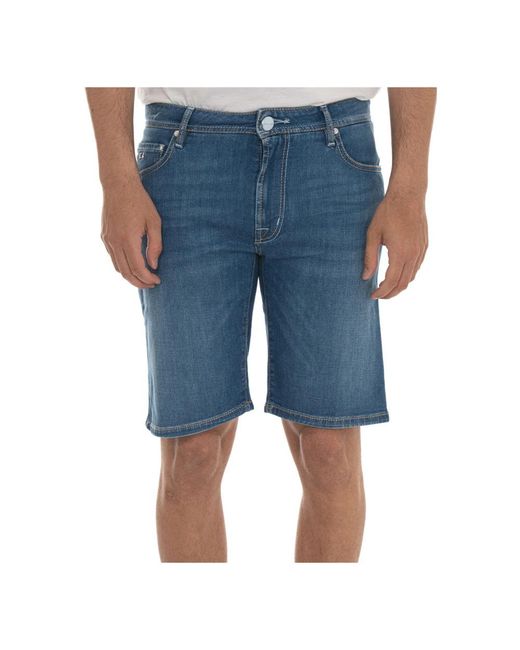 Denim Shorts Tramarossa de hombre de color Blue