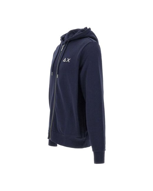 Sun 68 Cotton Sweatshirt in het Blue voor heren