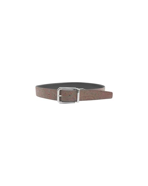 Etro Gray Belts for men