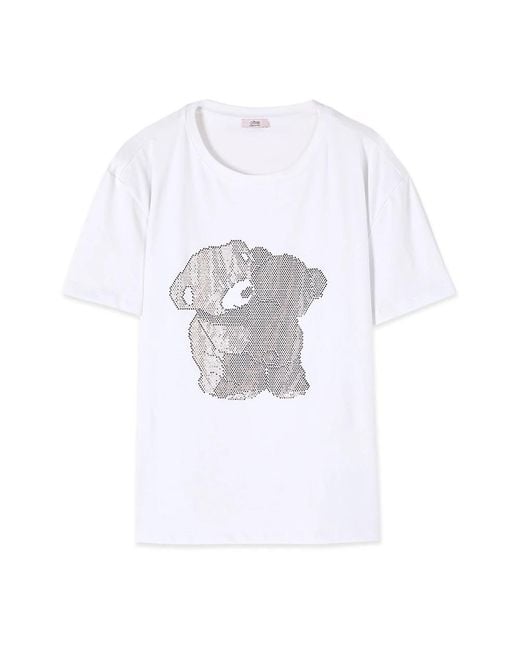 T-Shirts Oltre de color White
