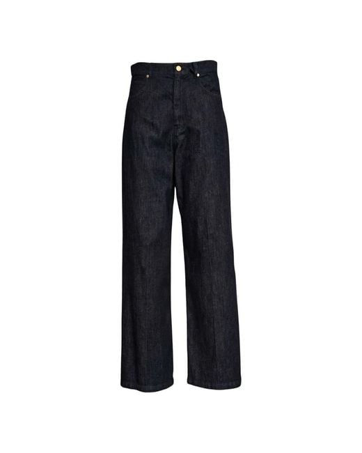 Max Mara Blue Straight Jeans