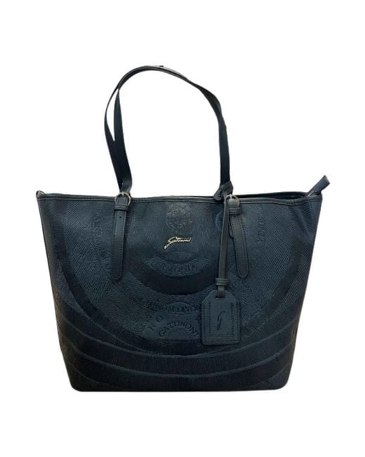 Gattinoni Blue Shopping Bags