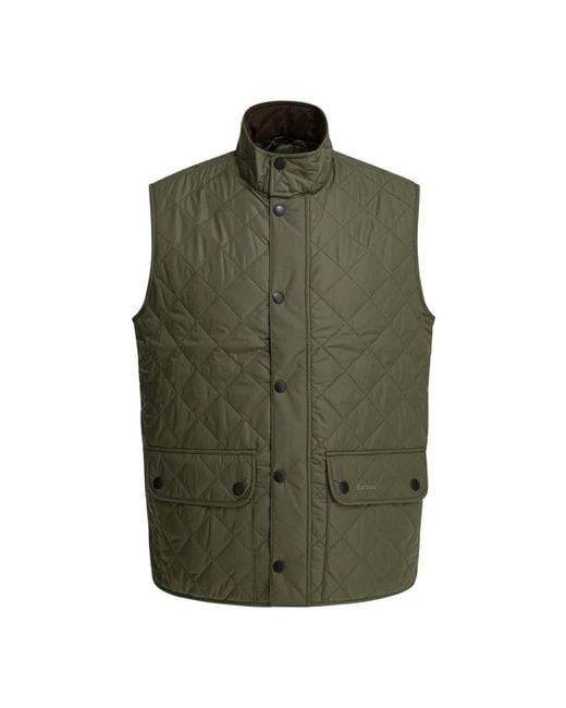 Barbour Green Vests for men